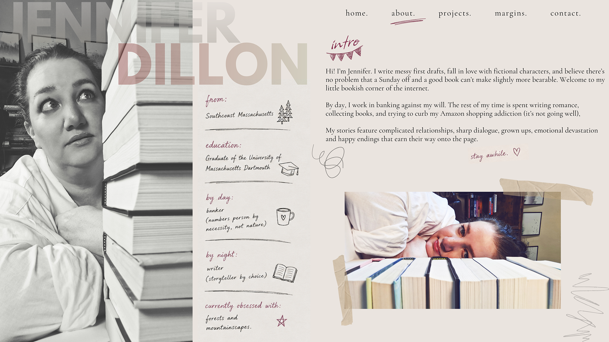 About page design