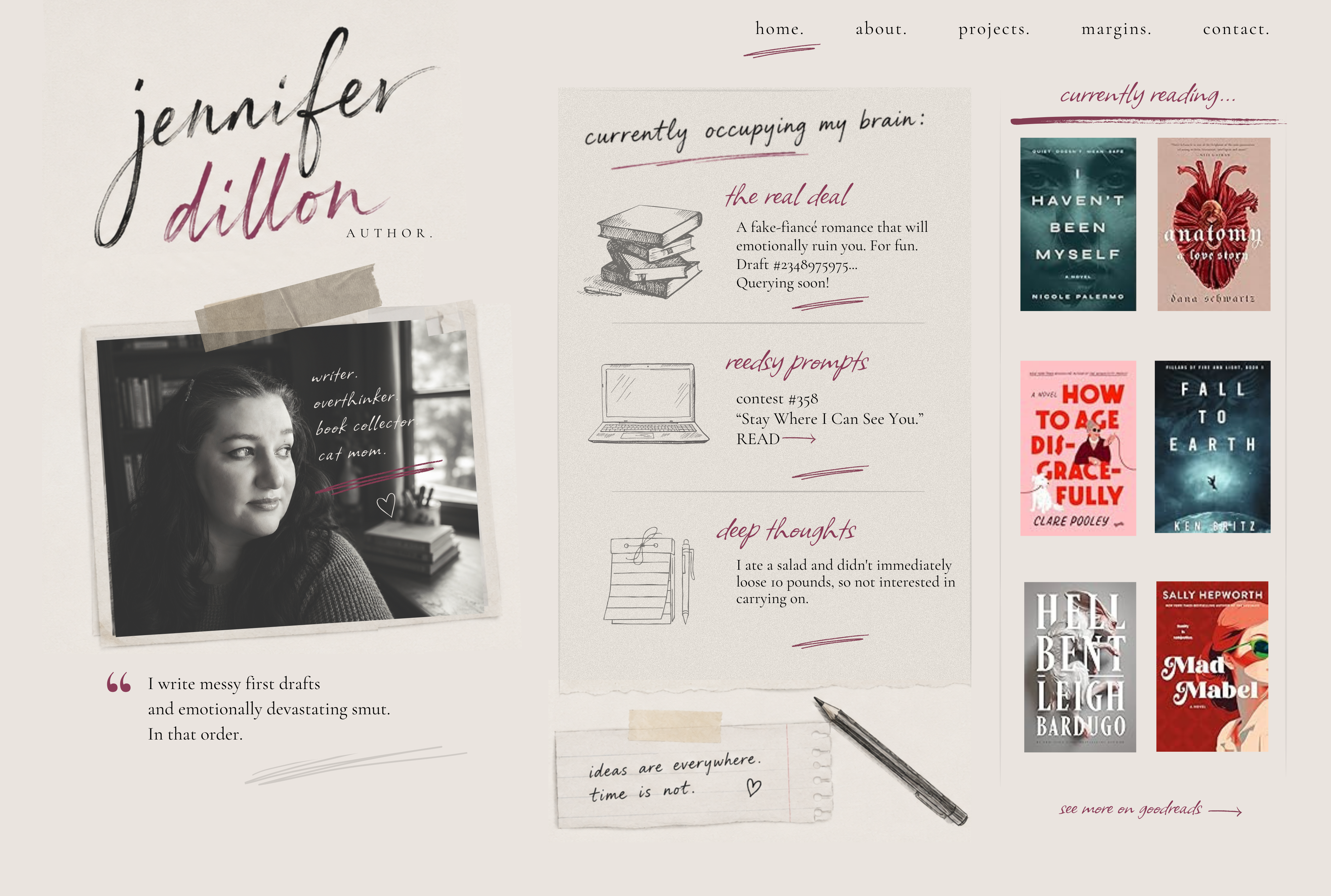 Home page design